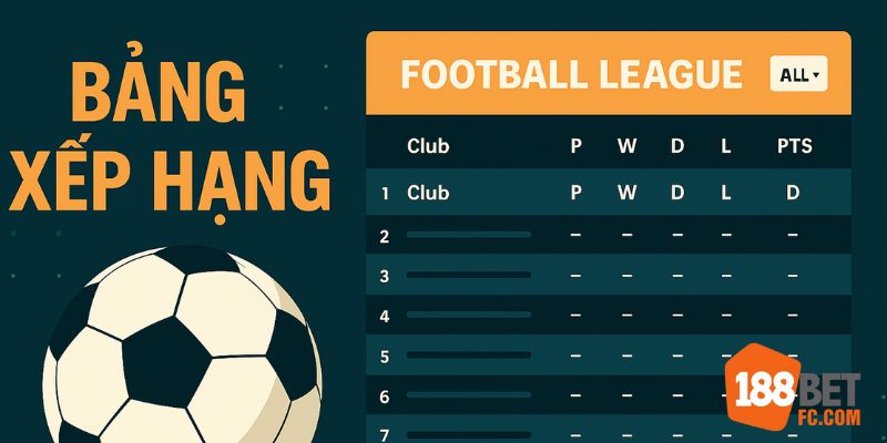 Vai trò của bảng xếp hạng bóng đá hỗ trợ người chơi những gì